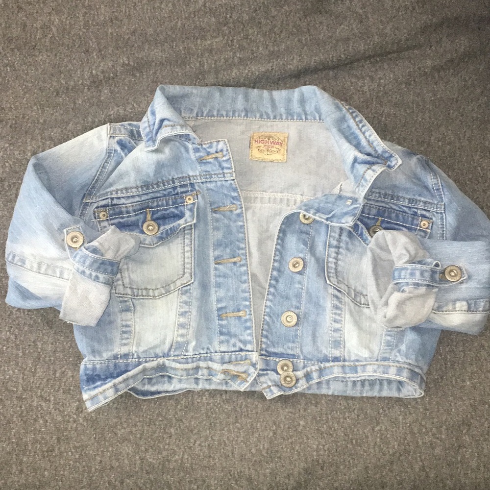 Denim High Waist Jackect